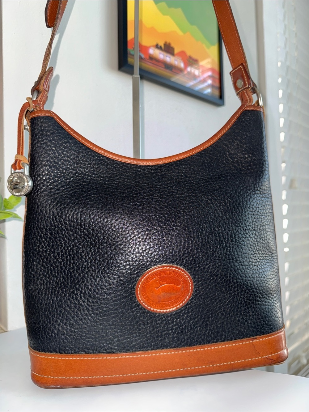 Dooney & Bourke All Weather Leather Hobo Shoulder Bag R151Q - Picture 2 of 11